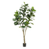 Plant TabaksKunstplant - Ficus Lyrara - Tabaksplant - 210cm