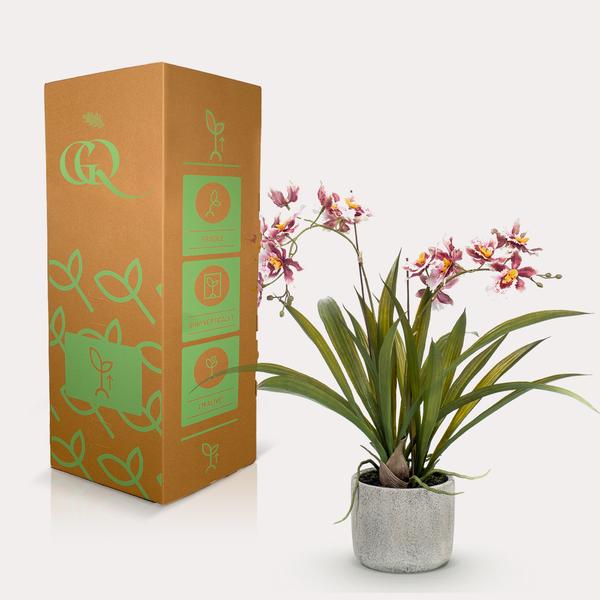 Plant Kunstplant Orchidee - Bordeaux - 45cm