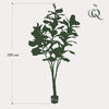 Plant TabaksKunstplant - Ficus Lyrara - Tabaksplant - 210cm